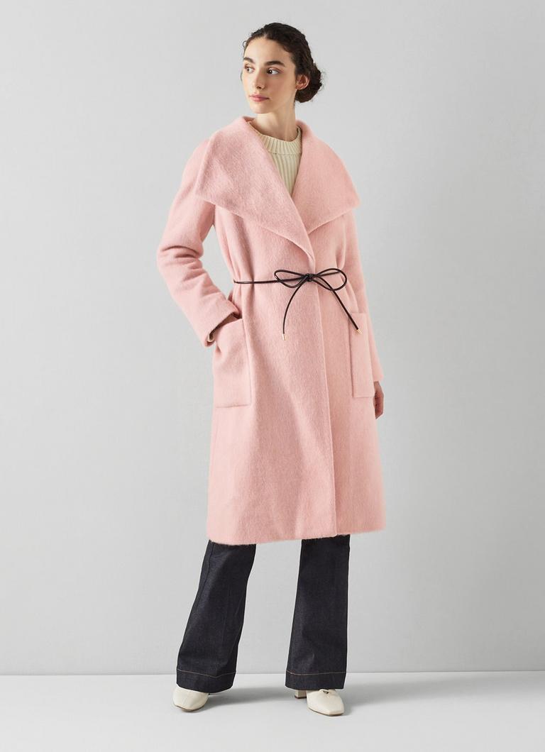 Lk bennett 2025 pink coat