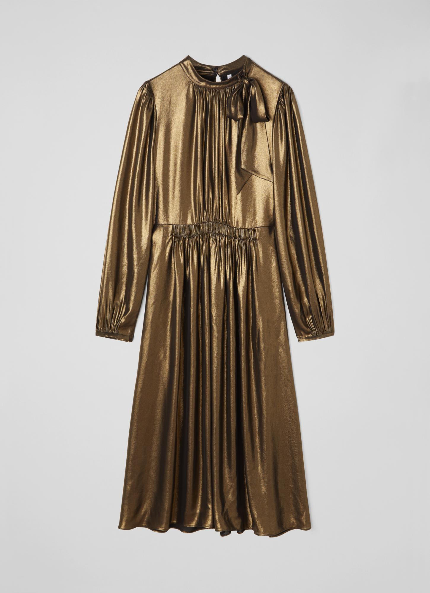 beige gown for ninang