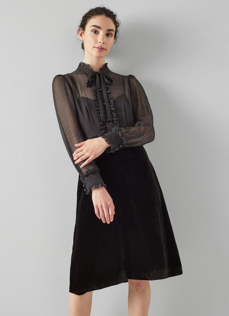 Lk bennett best sale velvet dress