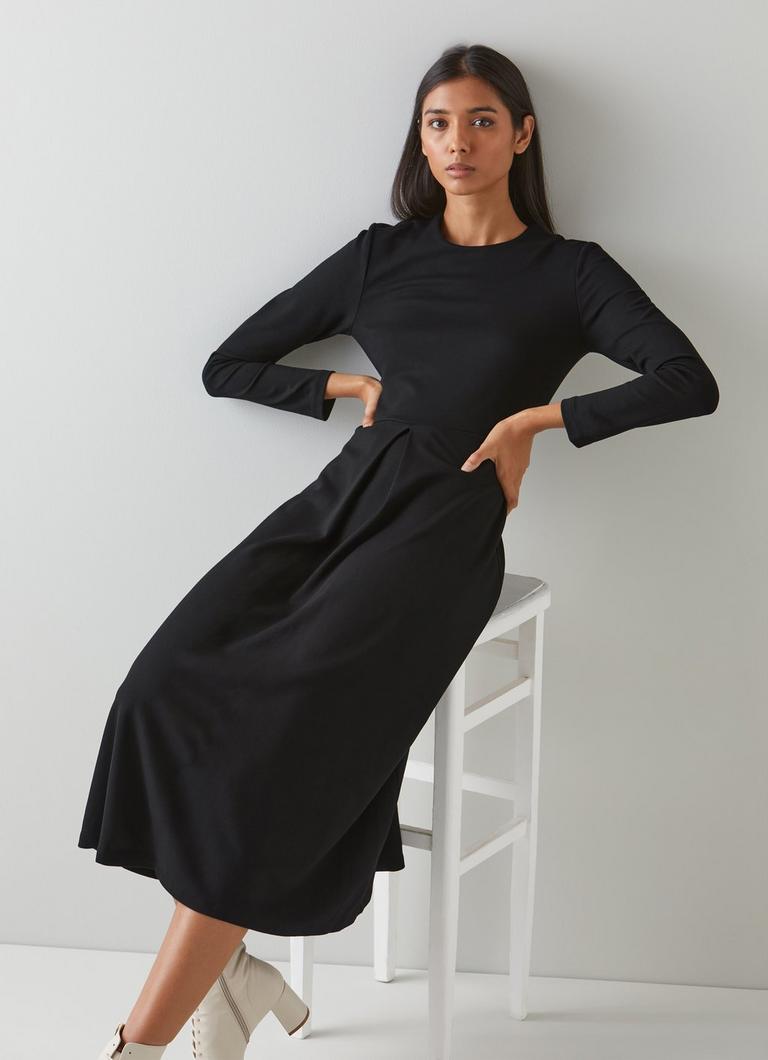 Fit and flare hot sale jersey dress uk