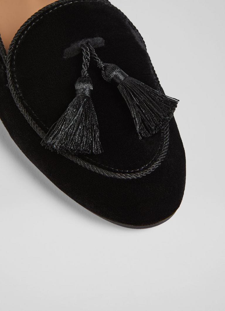 Lk bennett 2025 velvet shoes