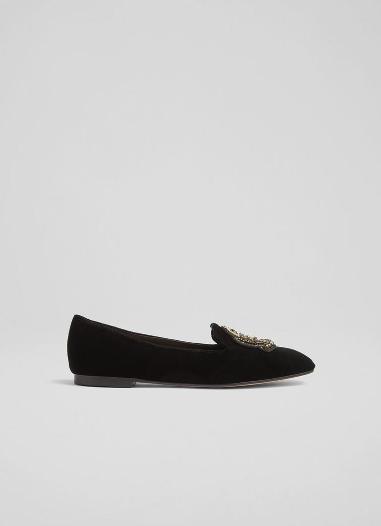 Lk bennett 2025 velvet shoes