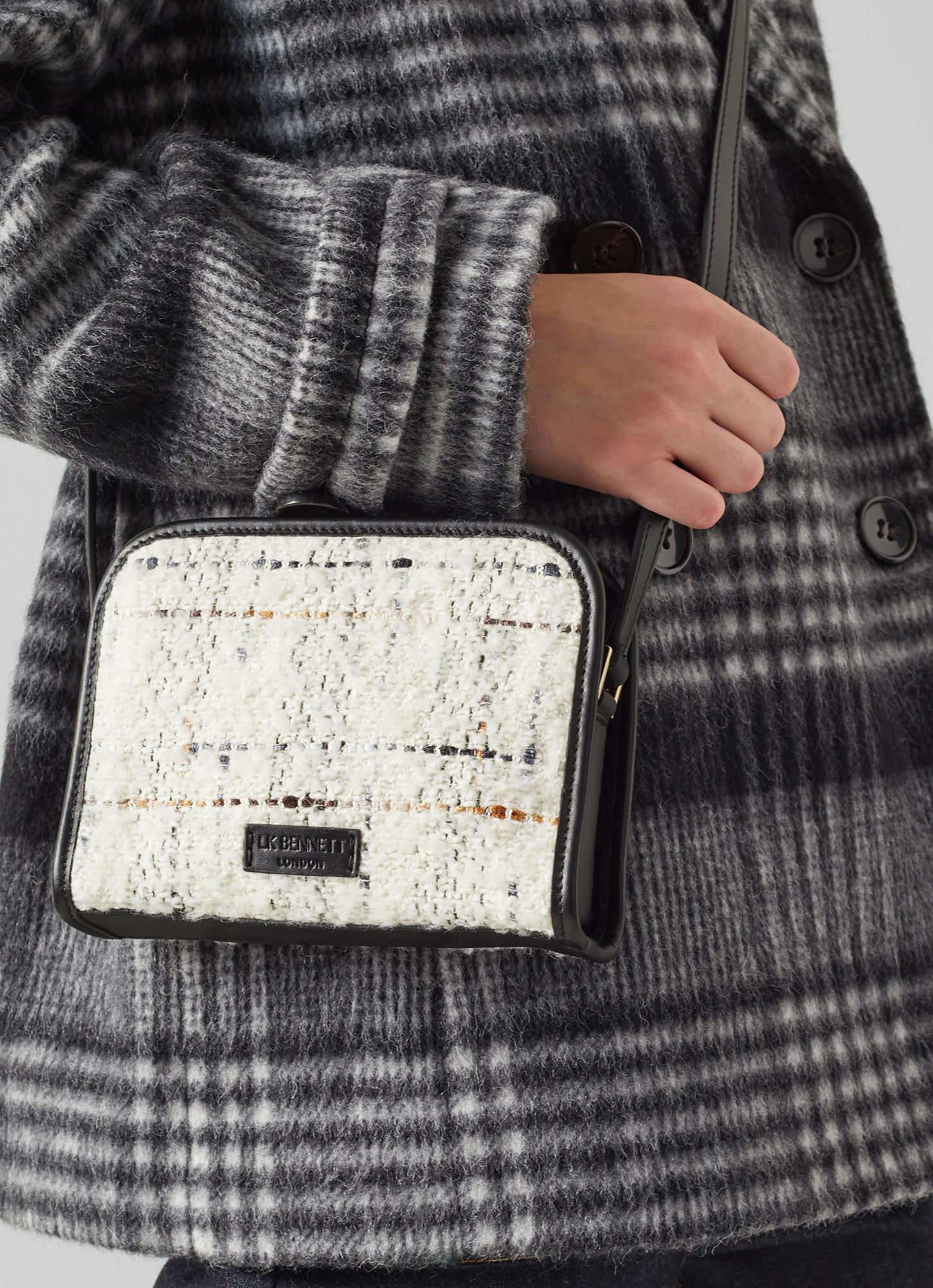 Gigi Cream Tweed Crossbody Bag | The Archive Sale | L.K.Bennett