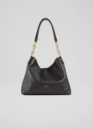 Rebecca Black Grainy Leather Shoulder Bag