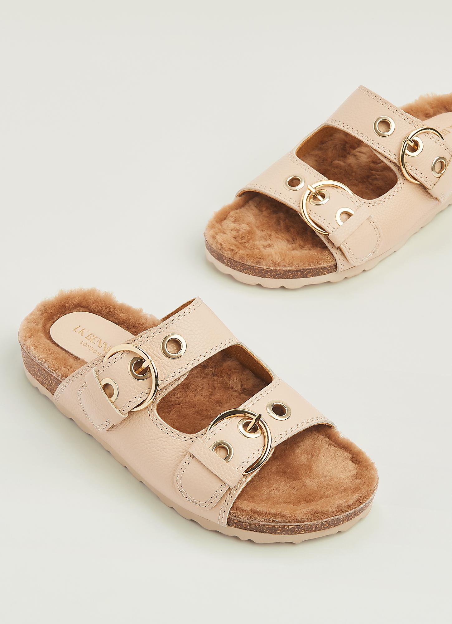 Kids Buckle Strap Sandals in Camel | Childsplay Clothing