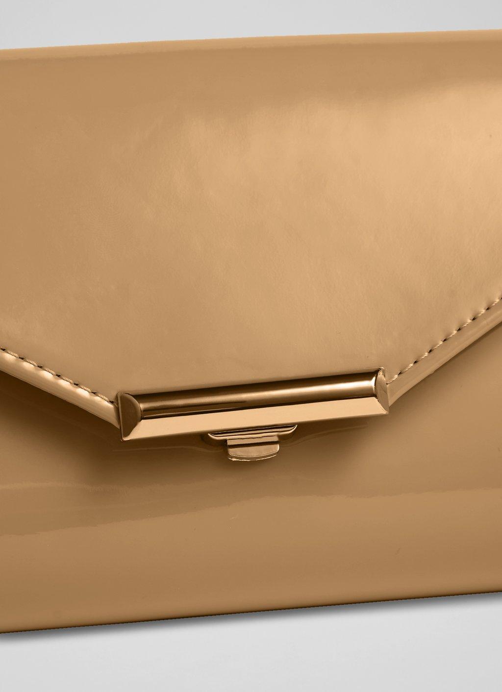 Patent leather handbag Lk Bennett White in Patent leather - 27909636