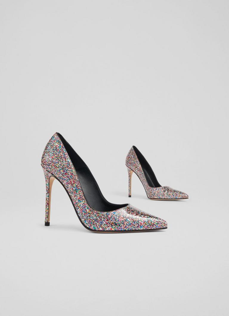 Marilyn Glitter Court Heels