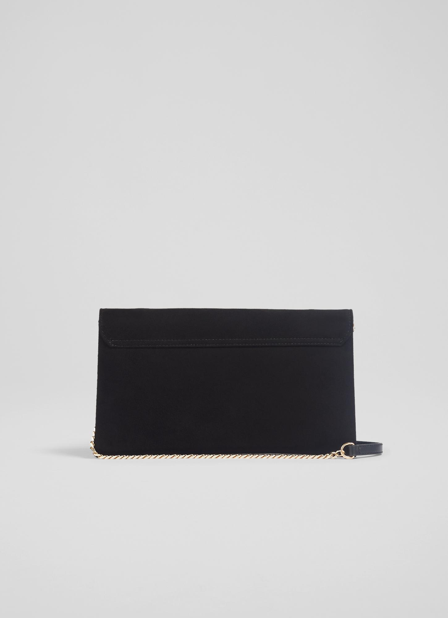 Layla Black Suede Envelope Clutch | blackfriday | L.K.Bennett, London