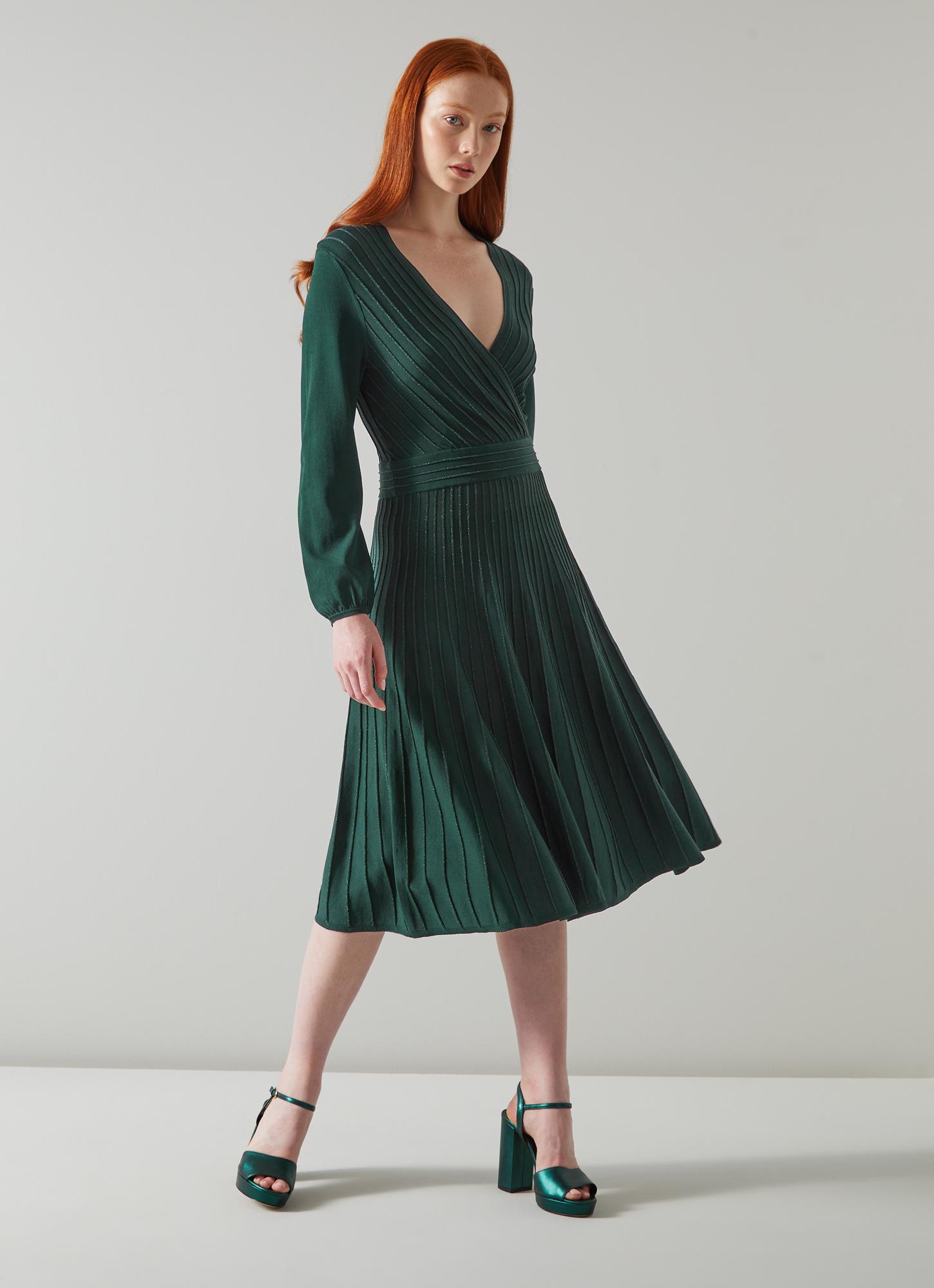 slim fit dress slacks Long Sleeve Midi Sweater Dress with Slit | Waffle Knit Bodycon Wrap  Pullover for Fall Winter | Elegant Casual Work Party Dress main image 0