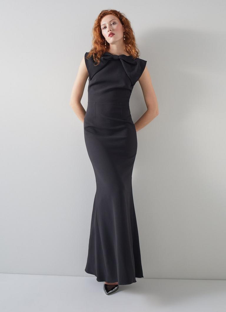 Black maxi dress sale hot sale
