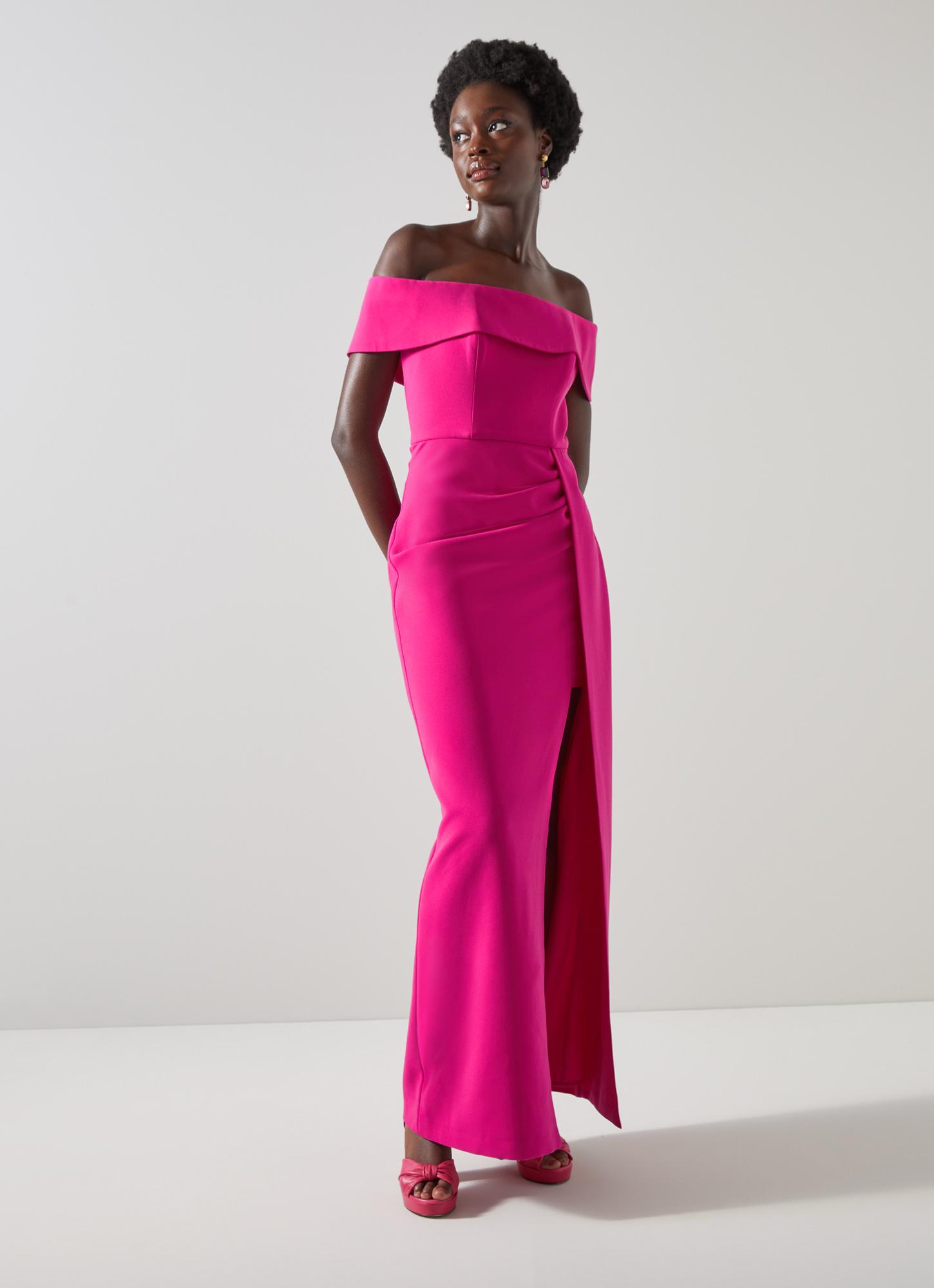 princess polly baby blue dress Pink Bodycon Maxi Evening Dress Pink Bodycon Dresses Peppermayo US
