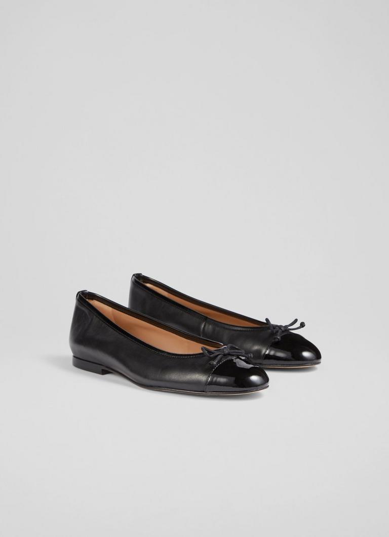 Women's patent leather hot sale flats