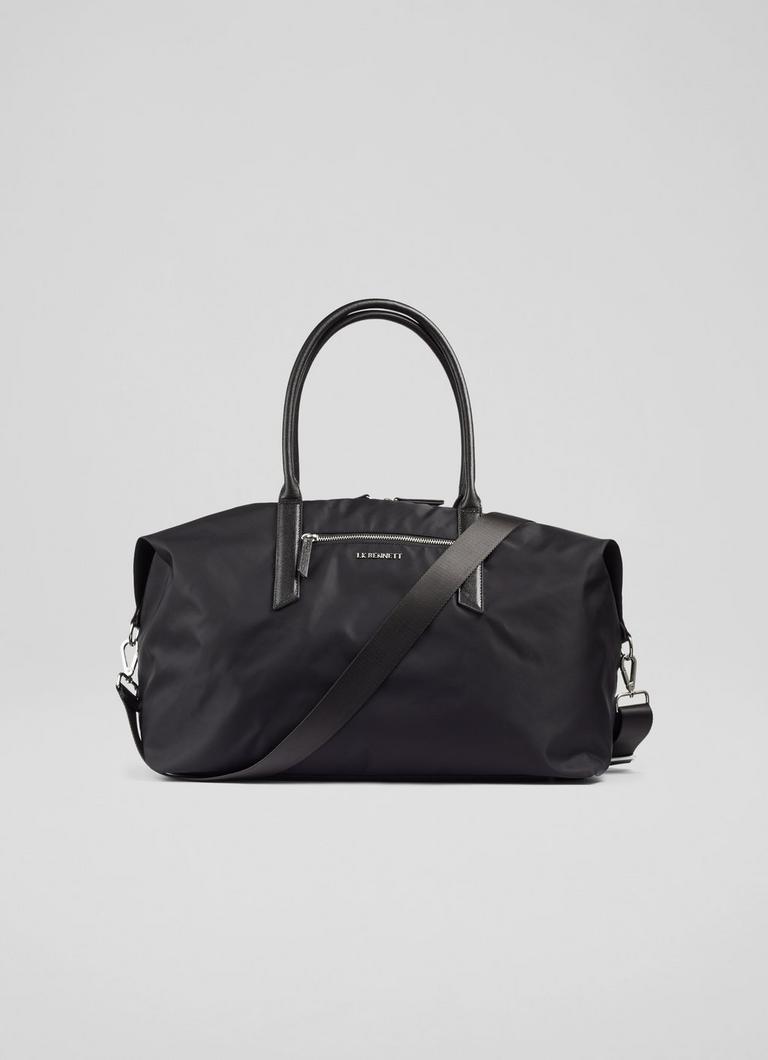 Mayla Black Recycled Nylon Weekend Bag The Archive Sale L.K.Bennett London