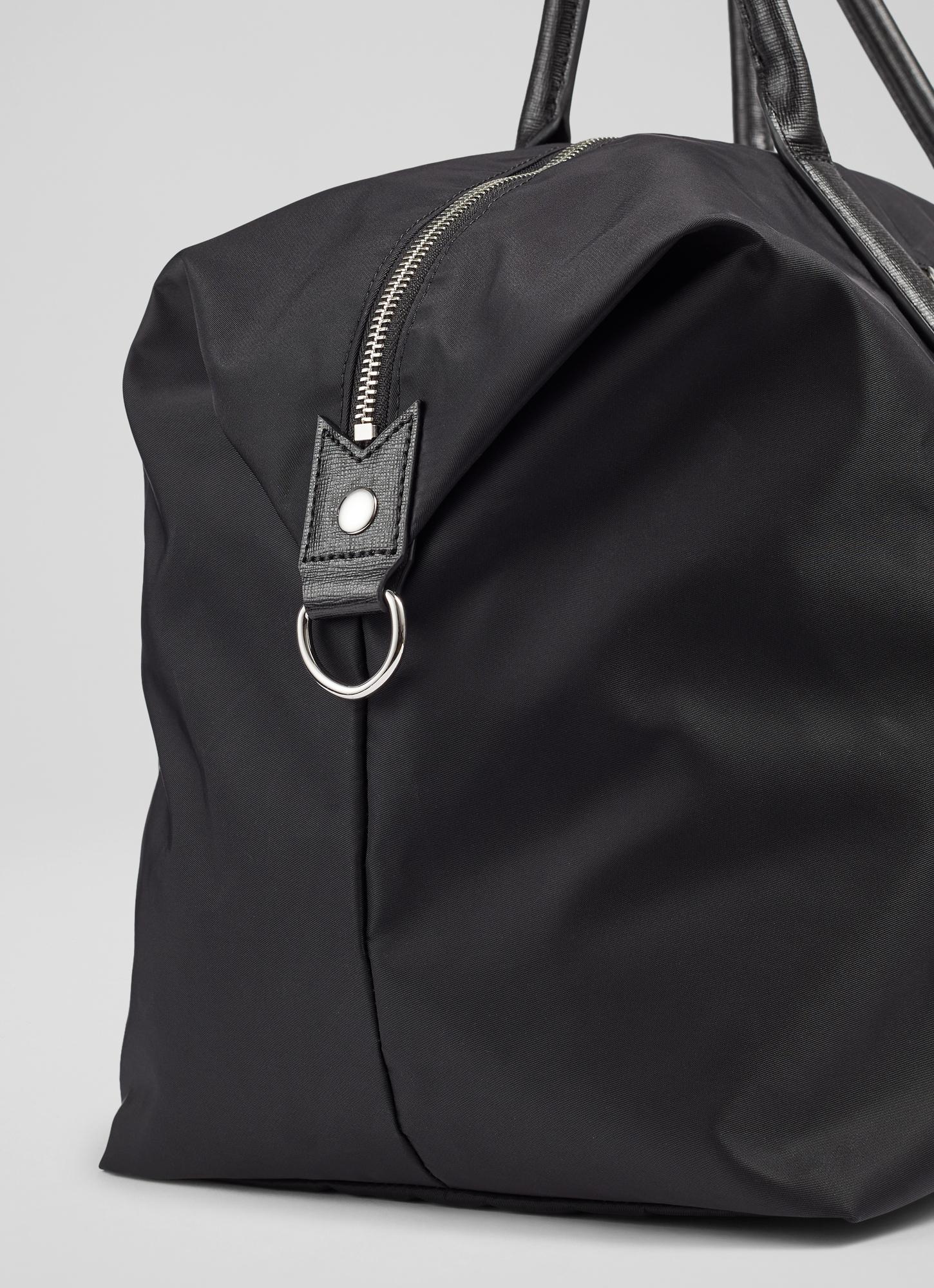 Mayla Black Recycled Nylon Weekend Bag | The Archive Sale | L.K.