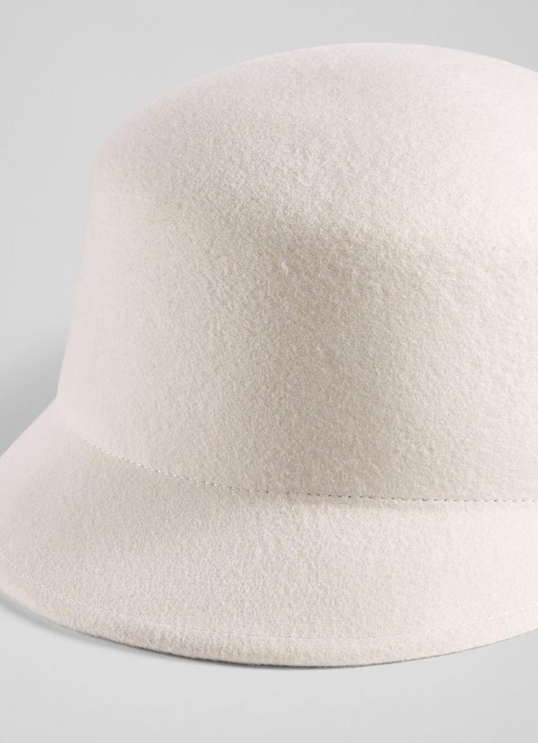 Palmer Cream Wool Blend Baker Boy Cap Stocking Fillers Gifts L.K.Bennett London