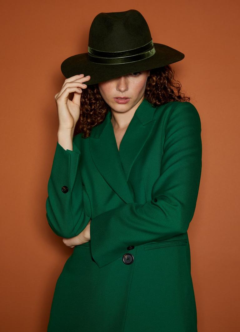 Lk bennett green sales coat