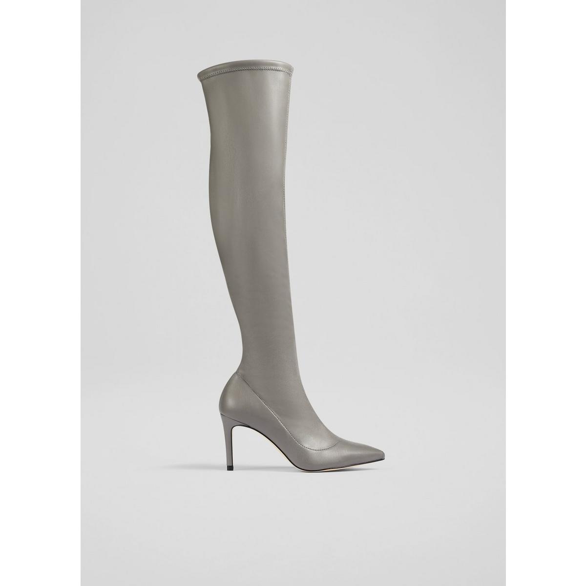 Blake Grey Stretch Over-The-Knee Boots The Archive Sale