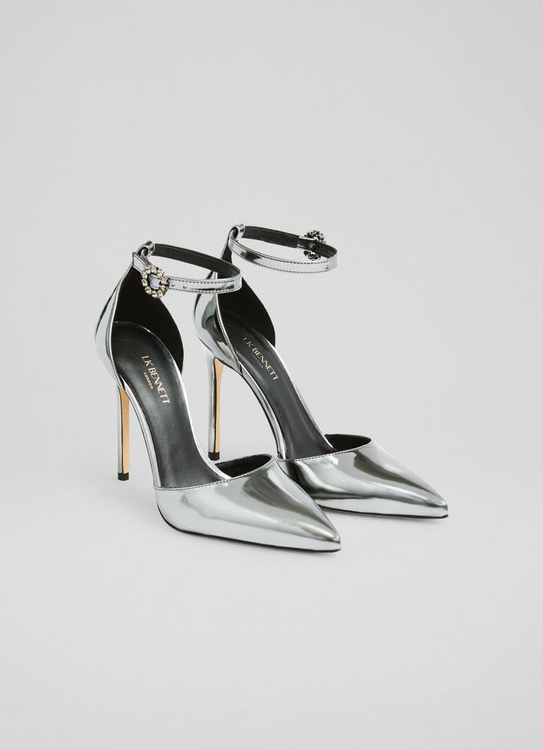 Lk bennett shop silver shoes