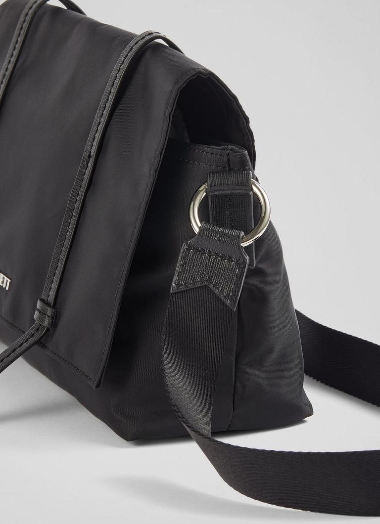 Rain Black Recycled Nylon Shoulder Bag The Archive Sale L.K.Bennett London
