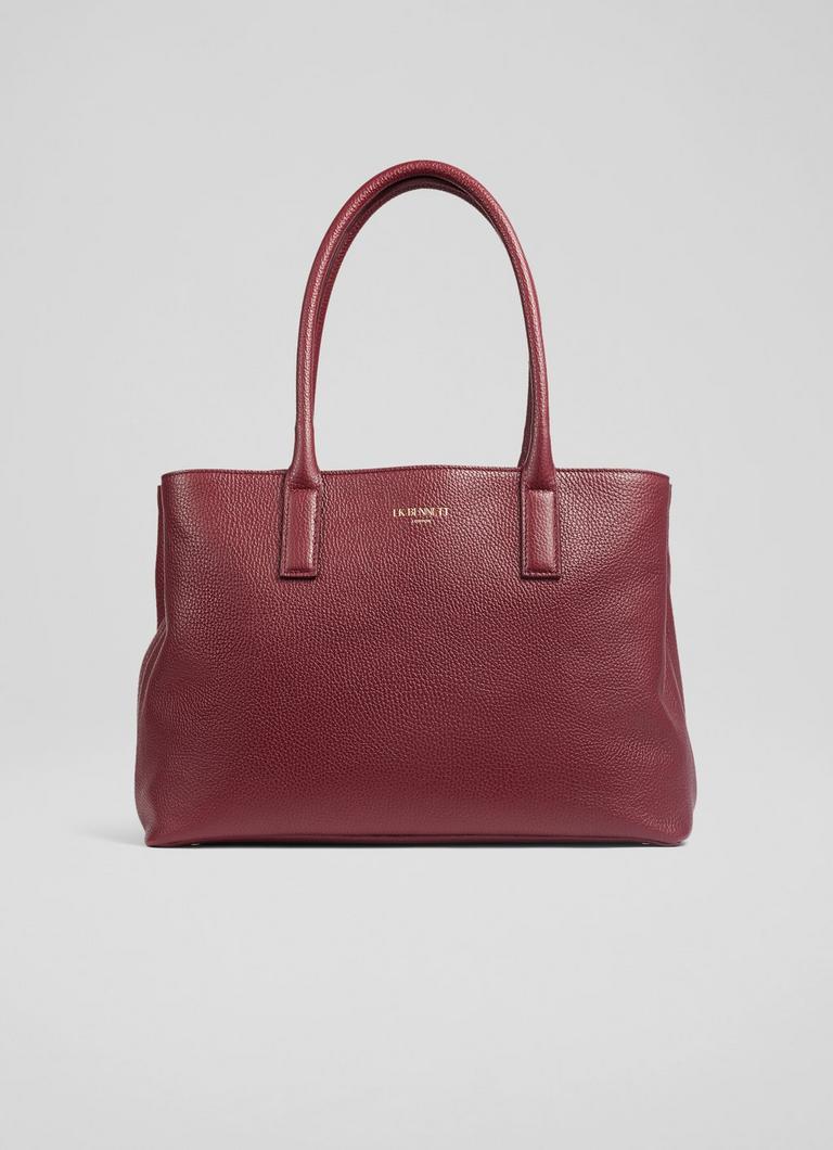 Oxblood tote sales