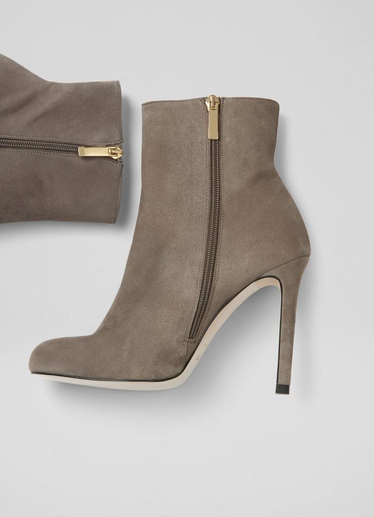 Grey stiletto deals booties