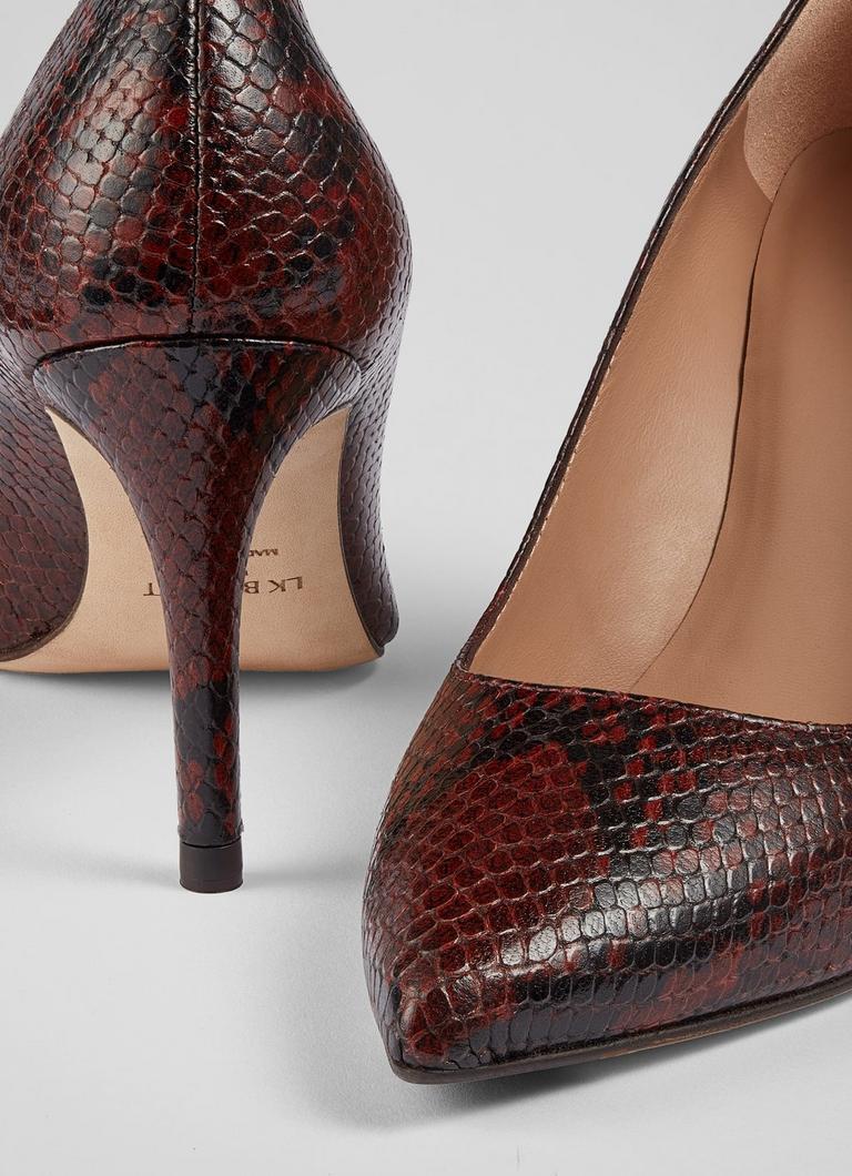 Lk bennett snakeskin shoes discount