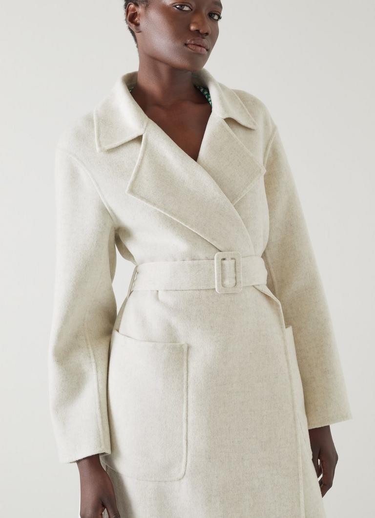 Cream wool jacket womens online