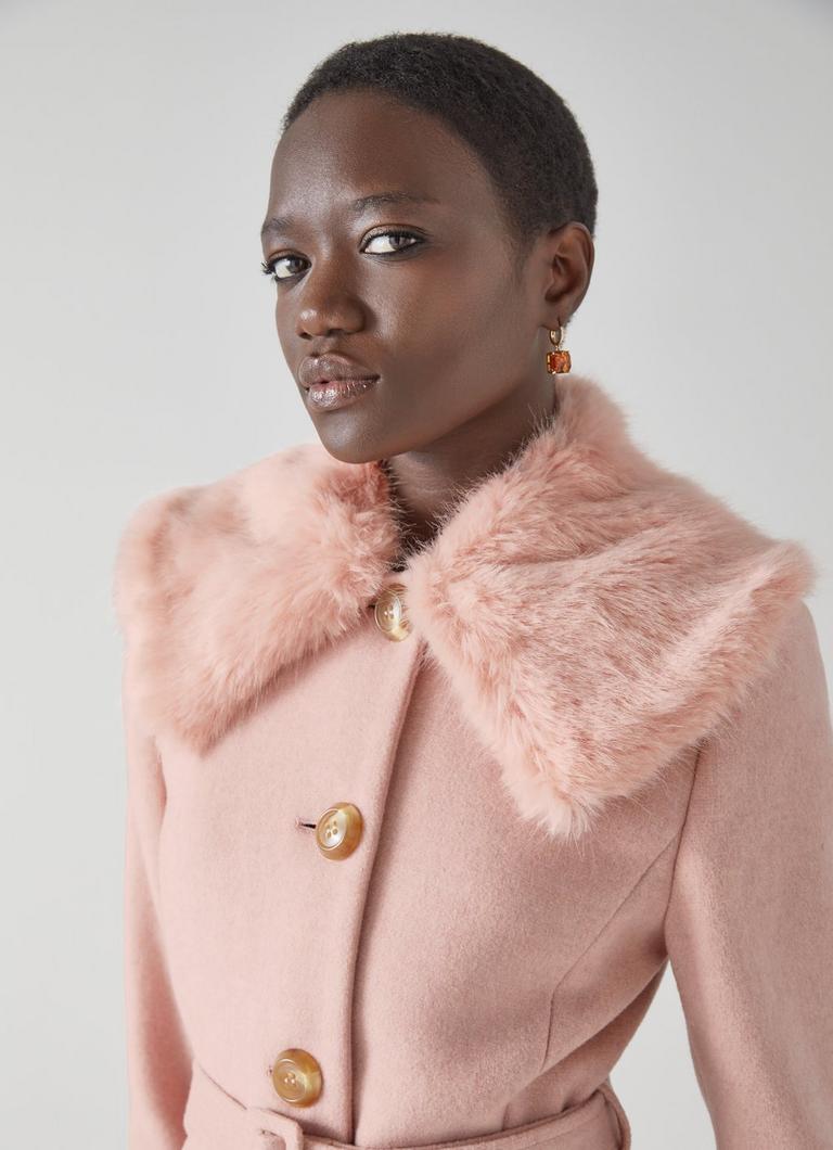 Lk bennett top pink coat