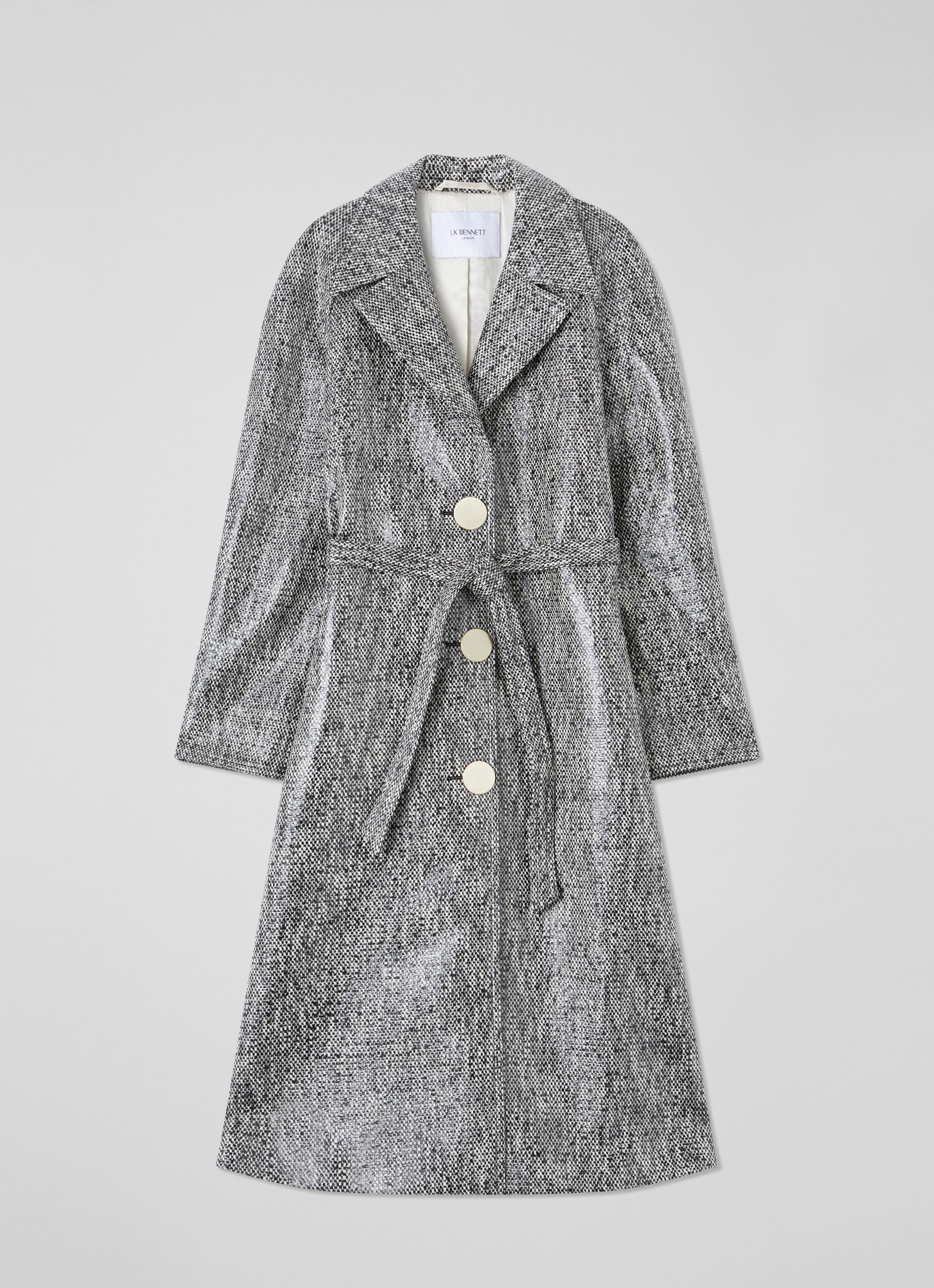 TWINKLE BUTTON TWEED COAT グレー andwang 限定 STAFF BLOG〉Twinkle tweed jacket & Twinkle tweed button op – YILON