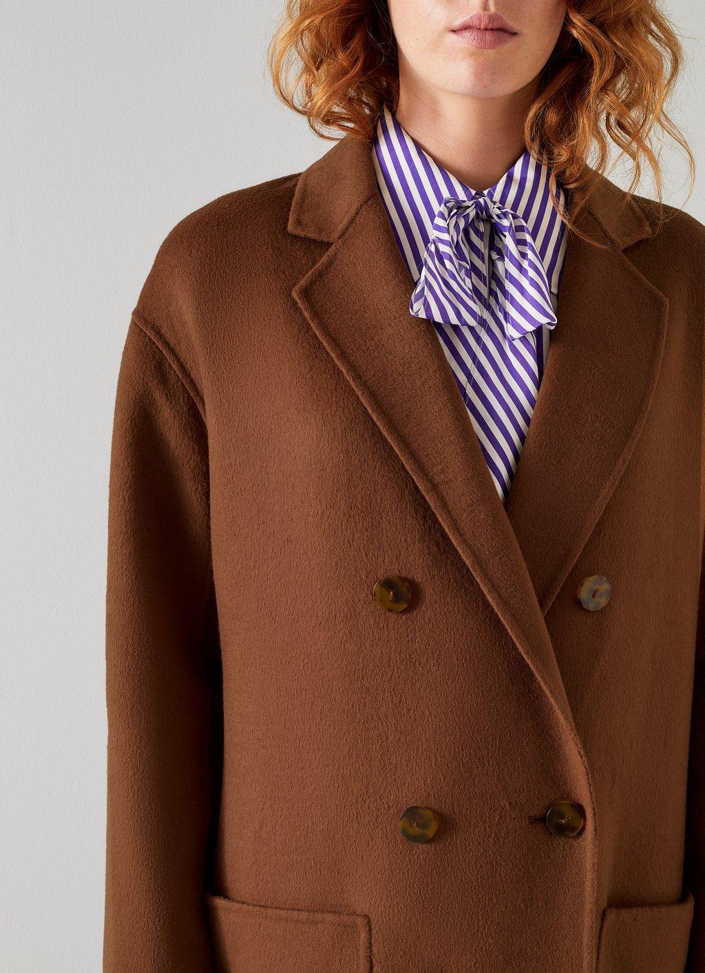 double sided wool coat