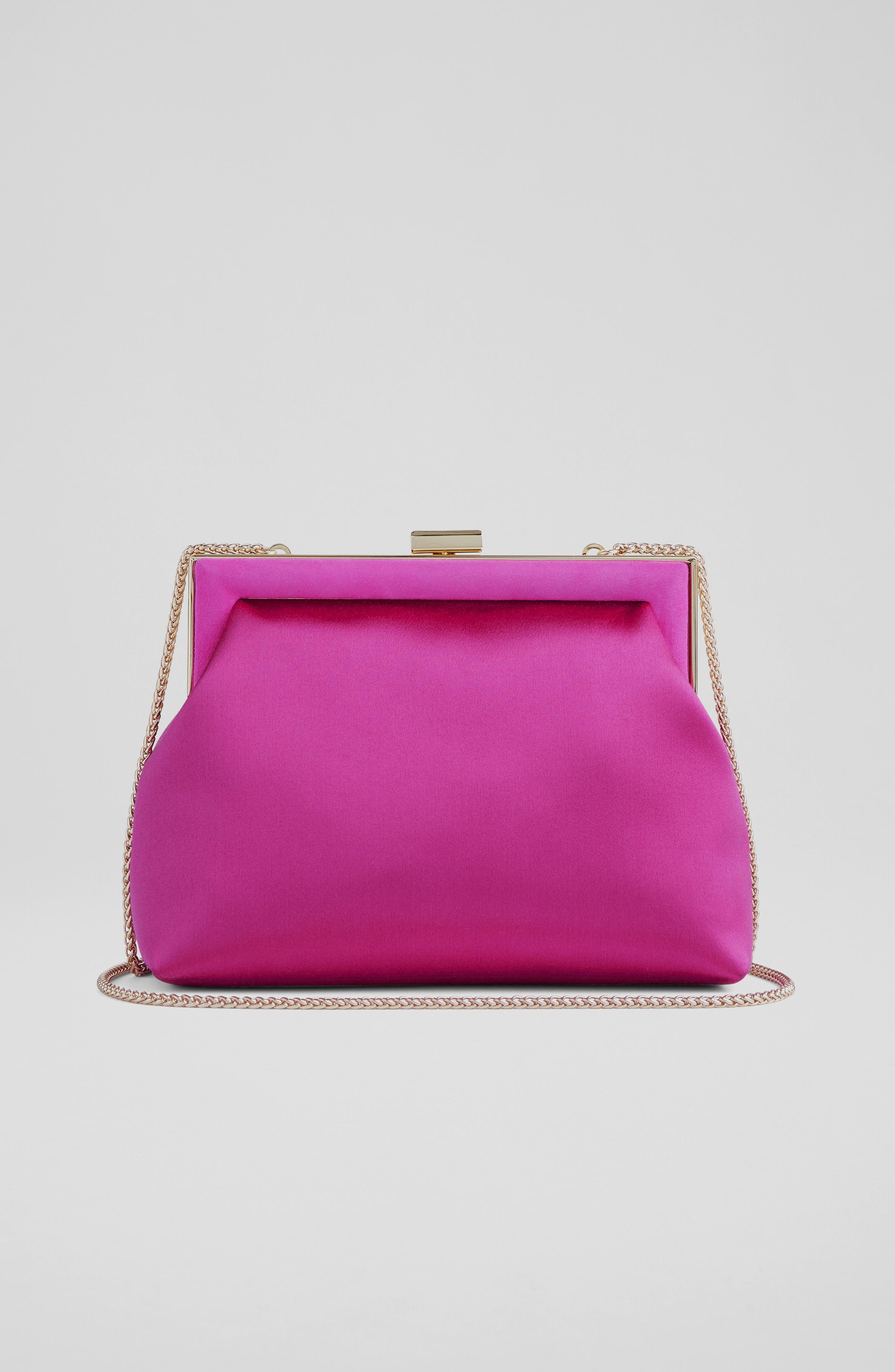 バッグ ecrin suede coin bag pink 24C Mini Pink Metallic Mirror