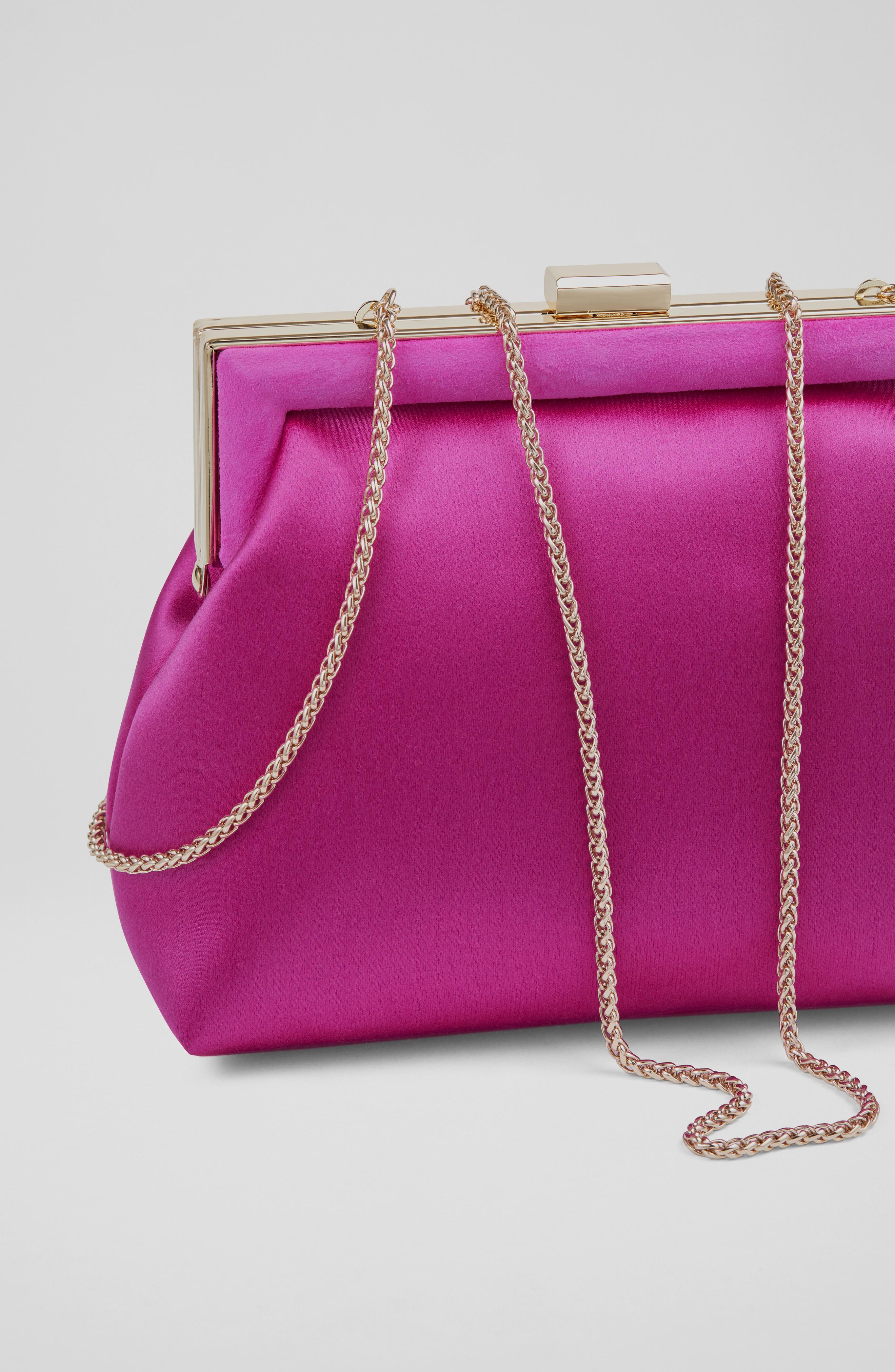 Pink evening 2025 bags uk