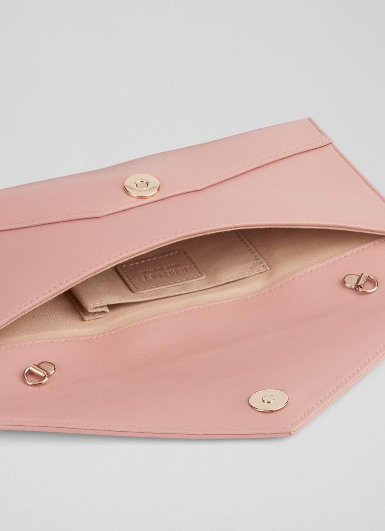 Rose pink clutch 2024 bag