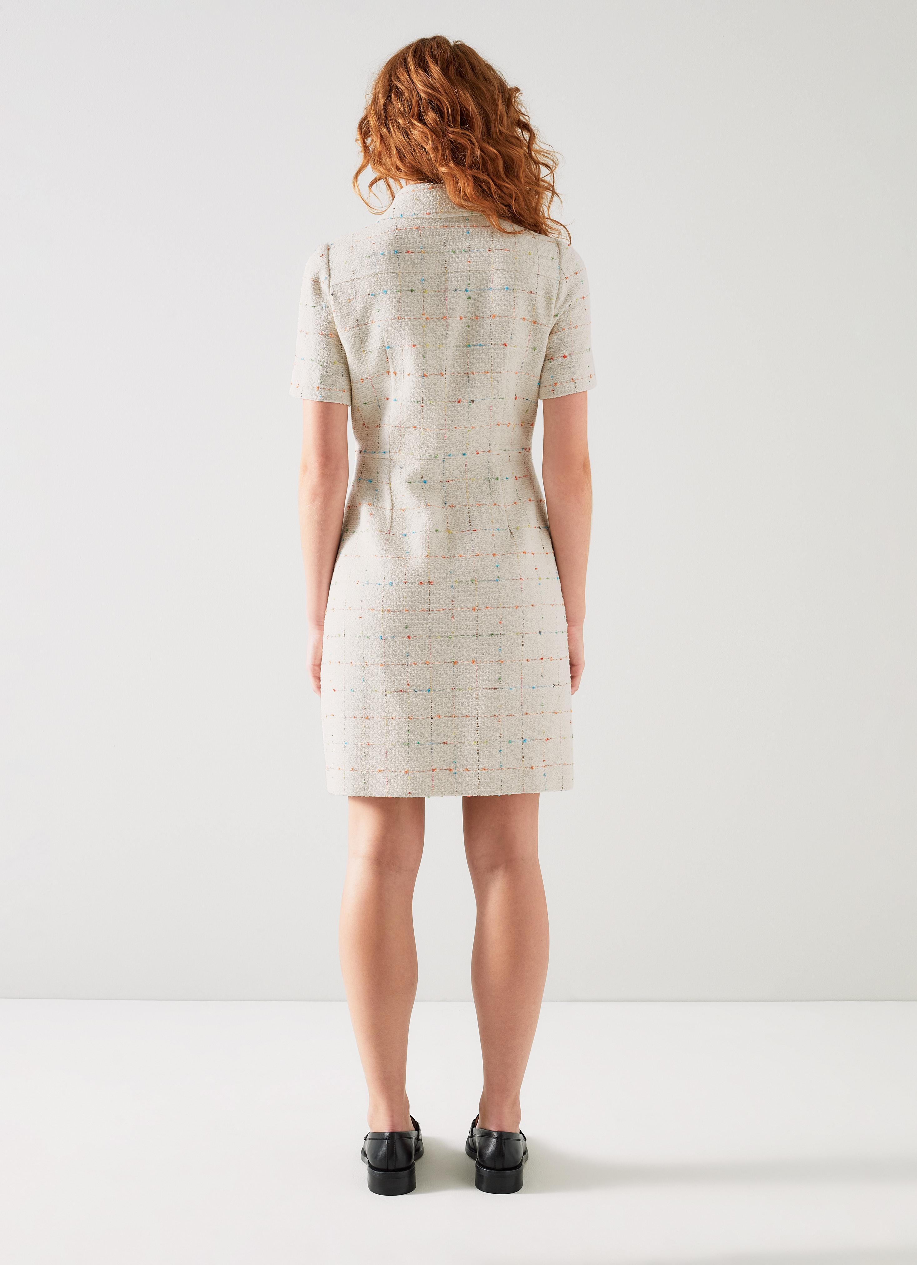 Bellmer Cream Italian Tweed Dress | blackfriday | L.K.Bennett, London