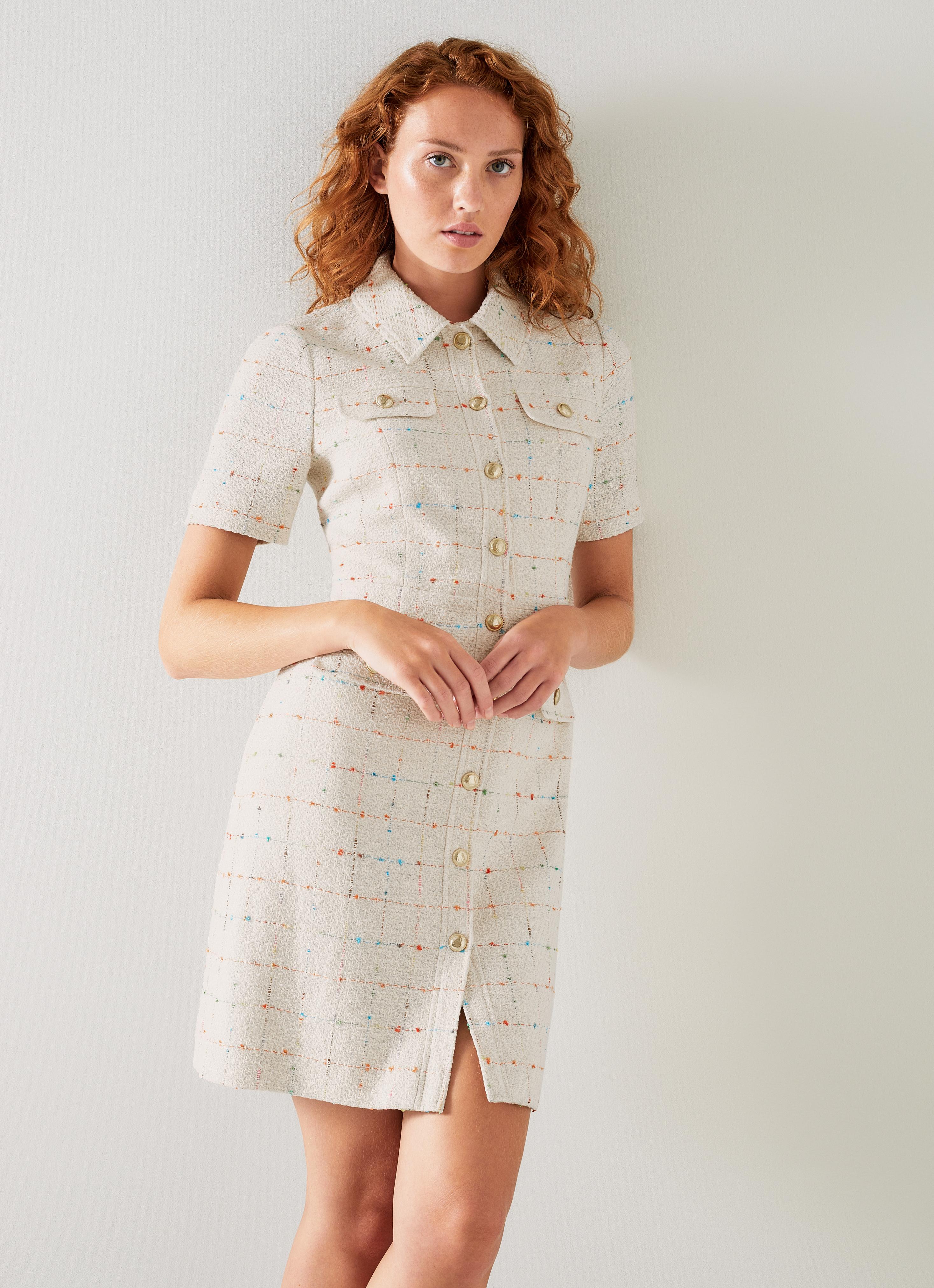 Bellmer Cream Italian Tweed Dress | blackfriday | L.K.Bennett, London