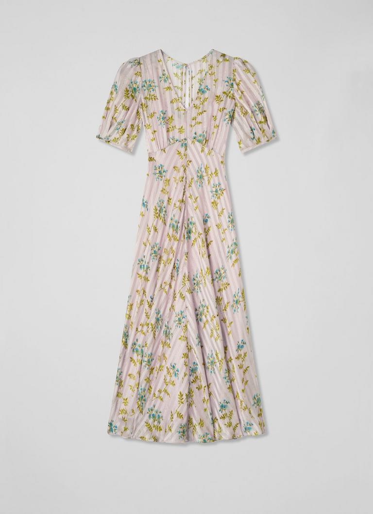 Leith botanical print maxi 2025 dress