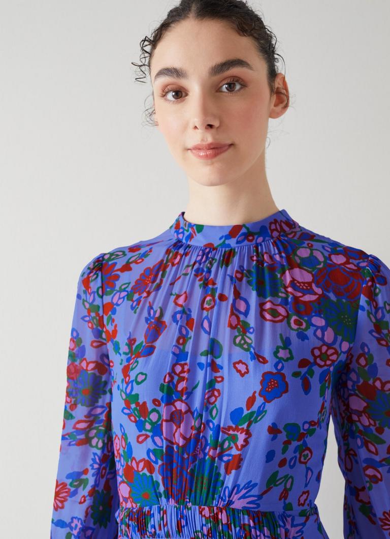 Lk bennett sales blue floral dress