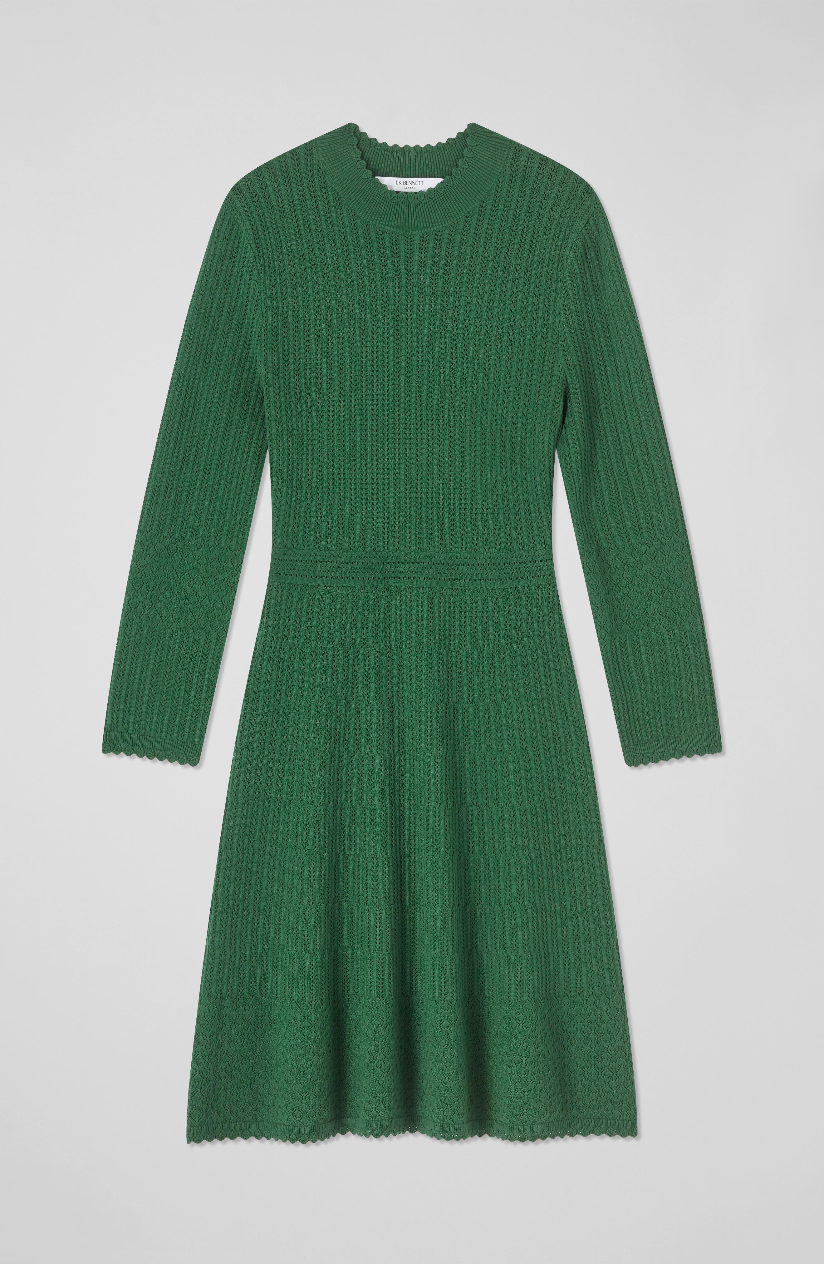 Penelope Green Knitted Dress | blackfriday | L.K.Bennett, London