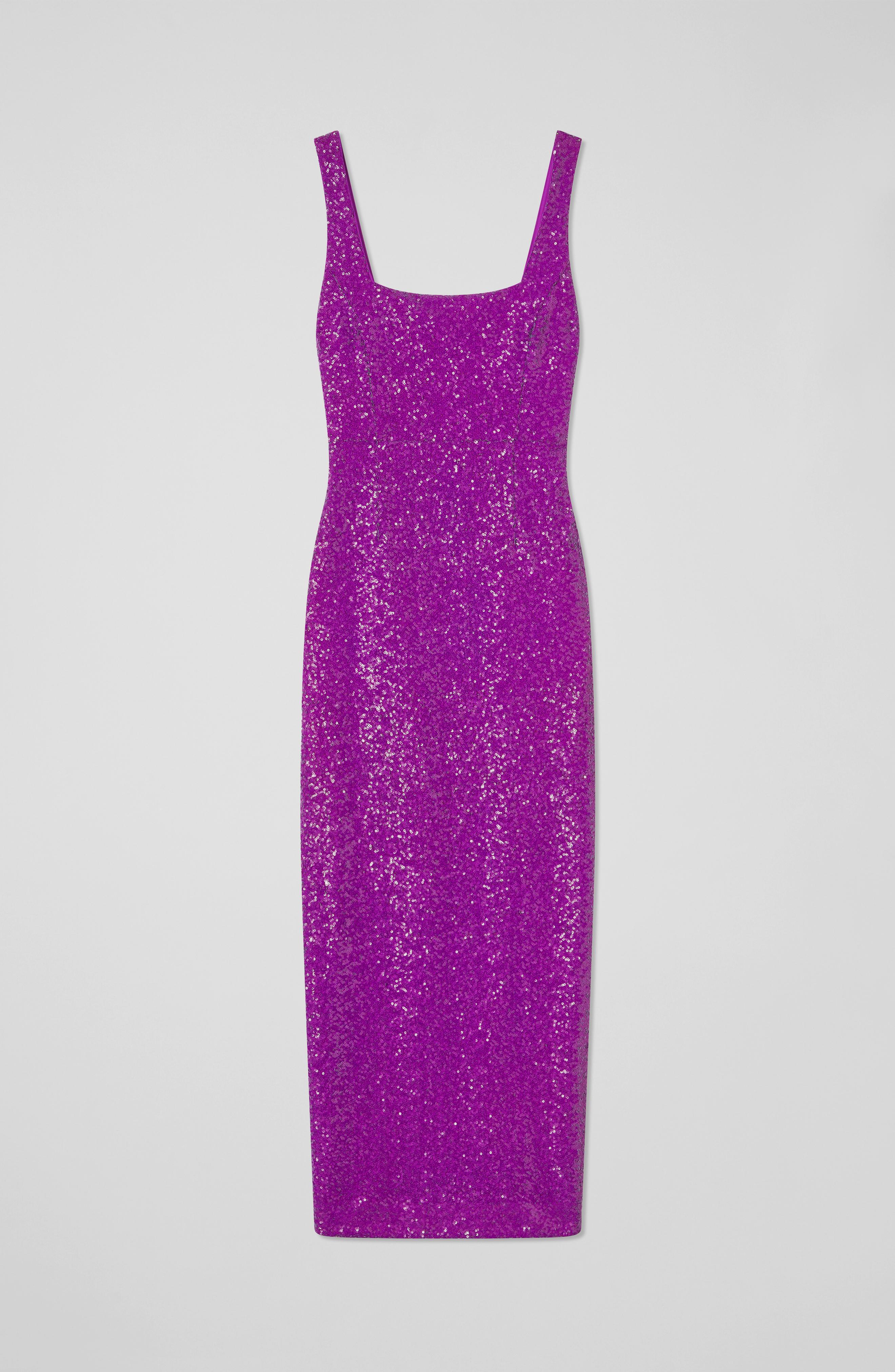 slim fit dress slacks Reagan Fitted Sequin Dress - Gold Metallic Treasure Box Sequin Knit – The  Islands main image 0