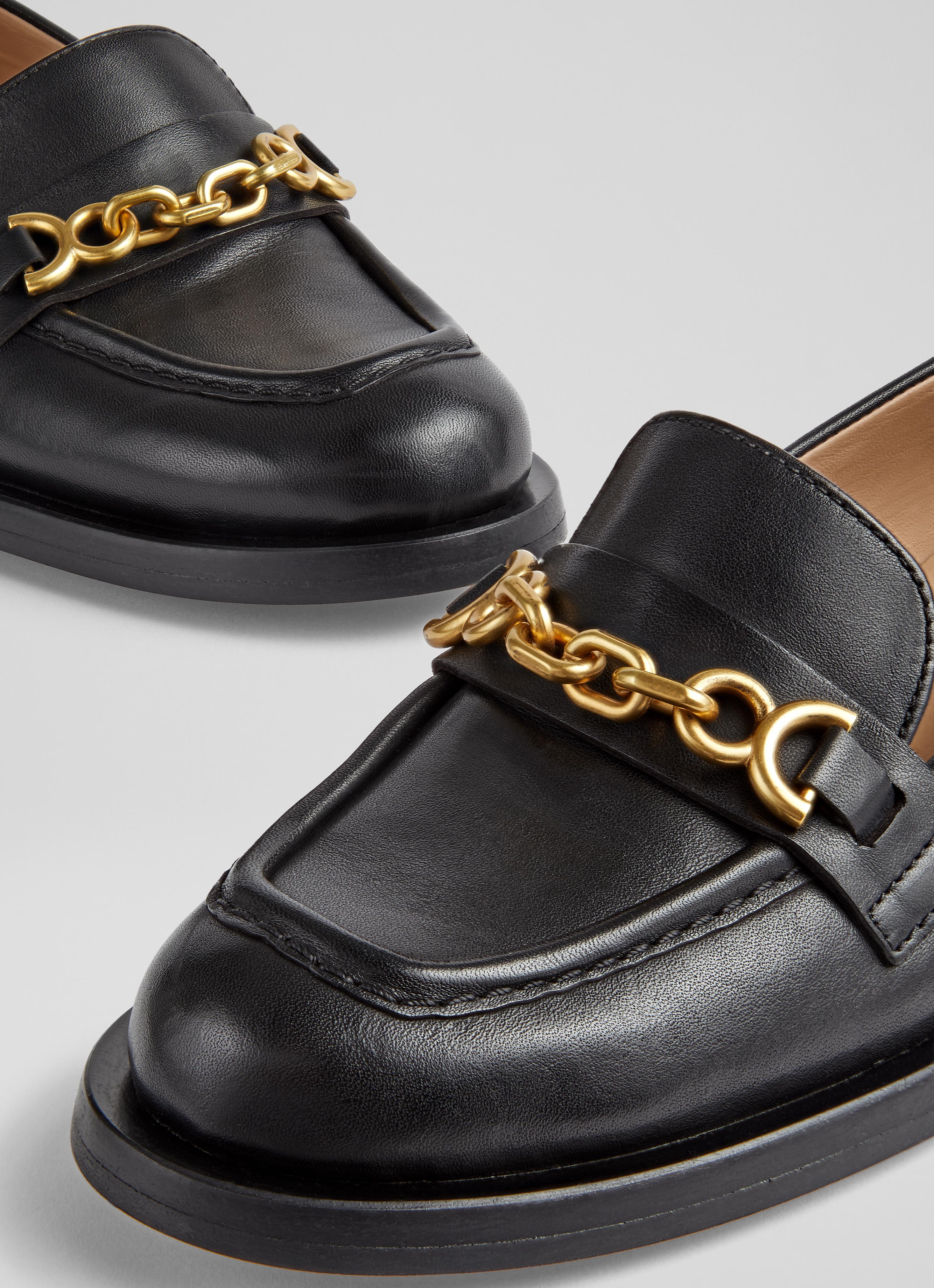 Soraya Black Leather Snaffle-Detail Loafers | blackfriday  display picture 3