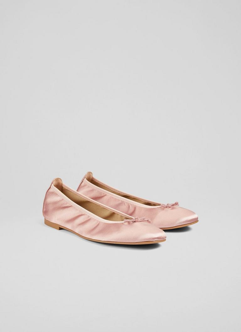 Trilly Rose Satin Ballet Pumps Sale Collections L.K.Bennett London