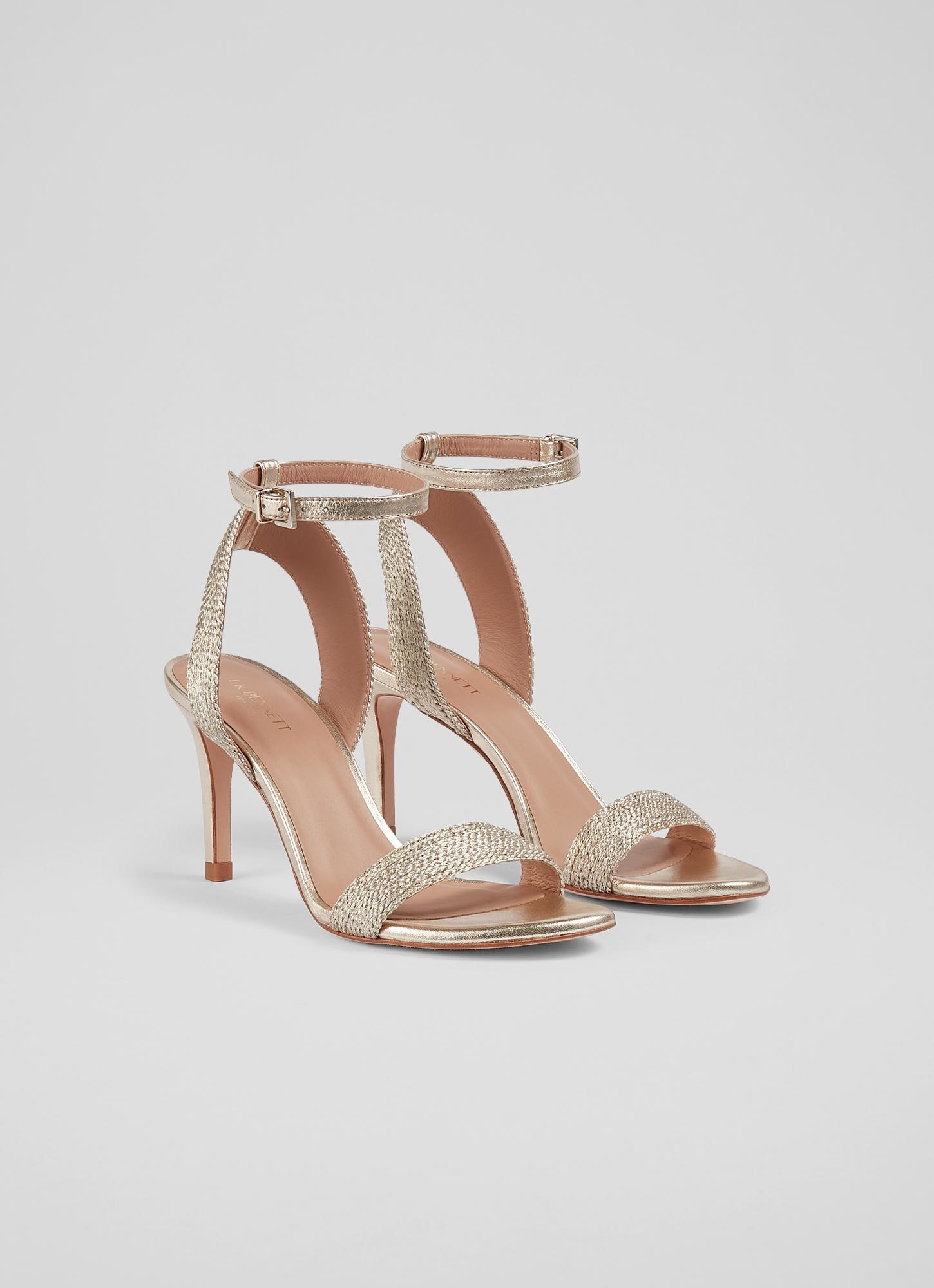 Lk bennett gold discount sandals