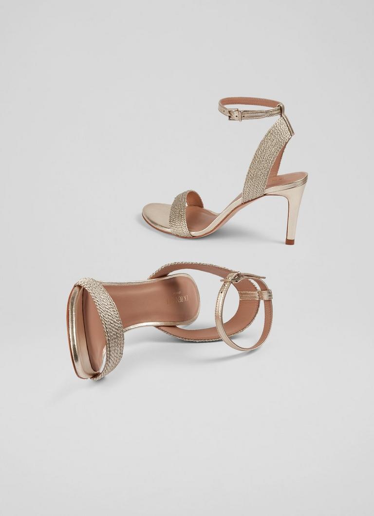 Pale 2025 gold sandals