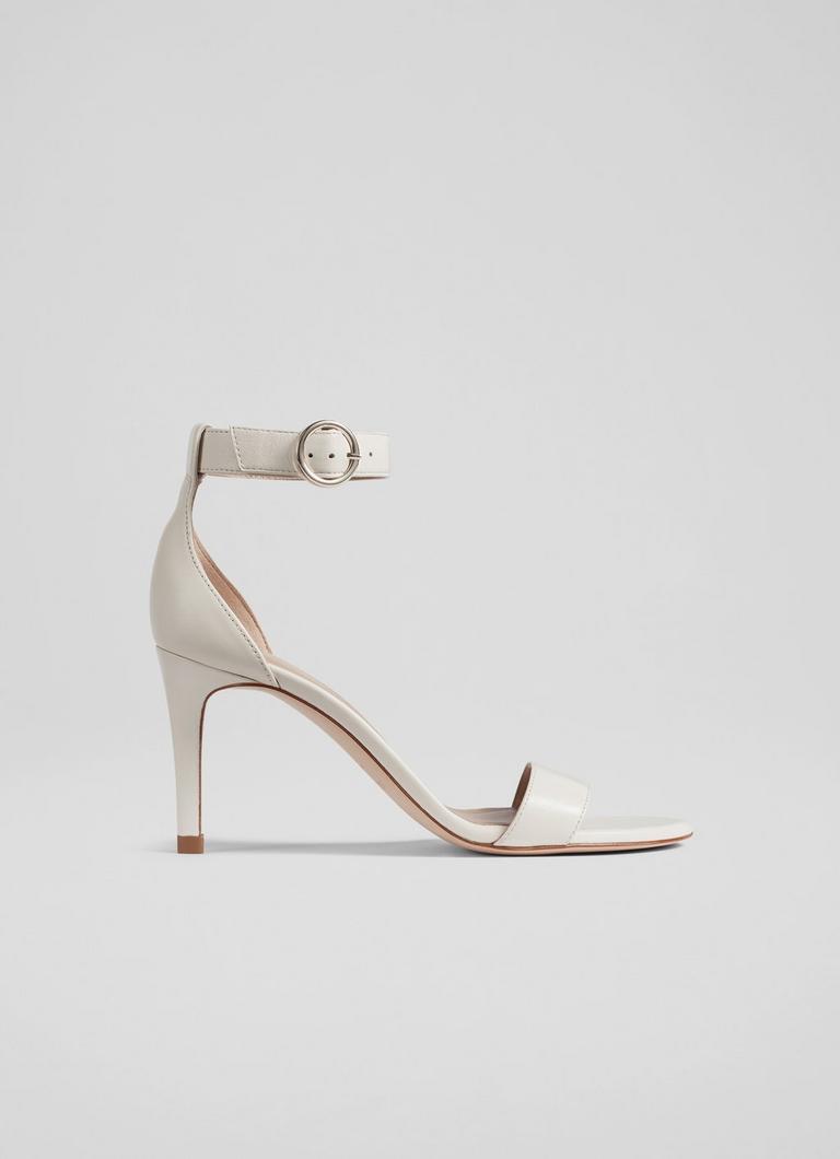 Ivy Nude 1 Leather Single Strap Sandals