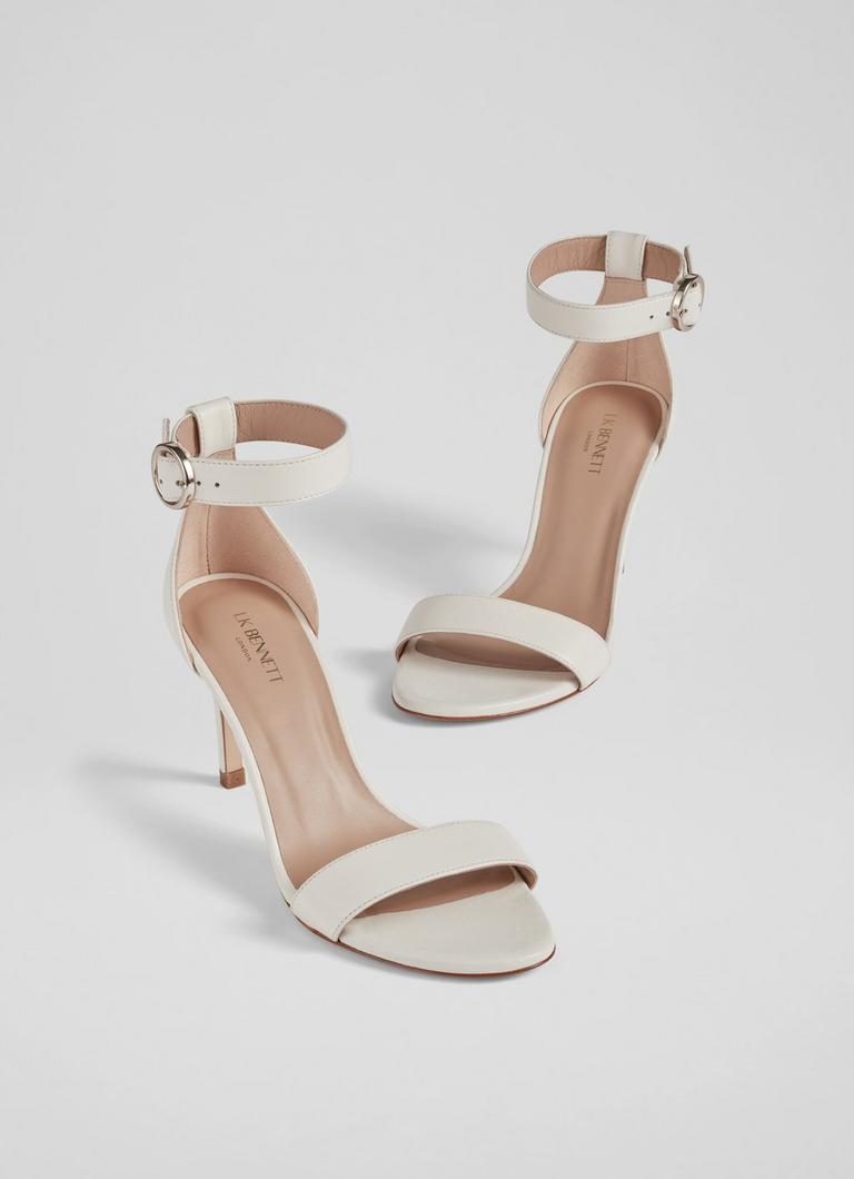 Ivy Nude 1 Leather Single Strap Sandals Occasion Shoes Occasionwear L.K.Bennett London