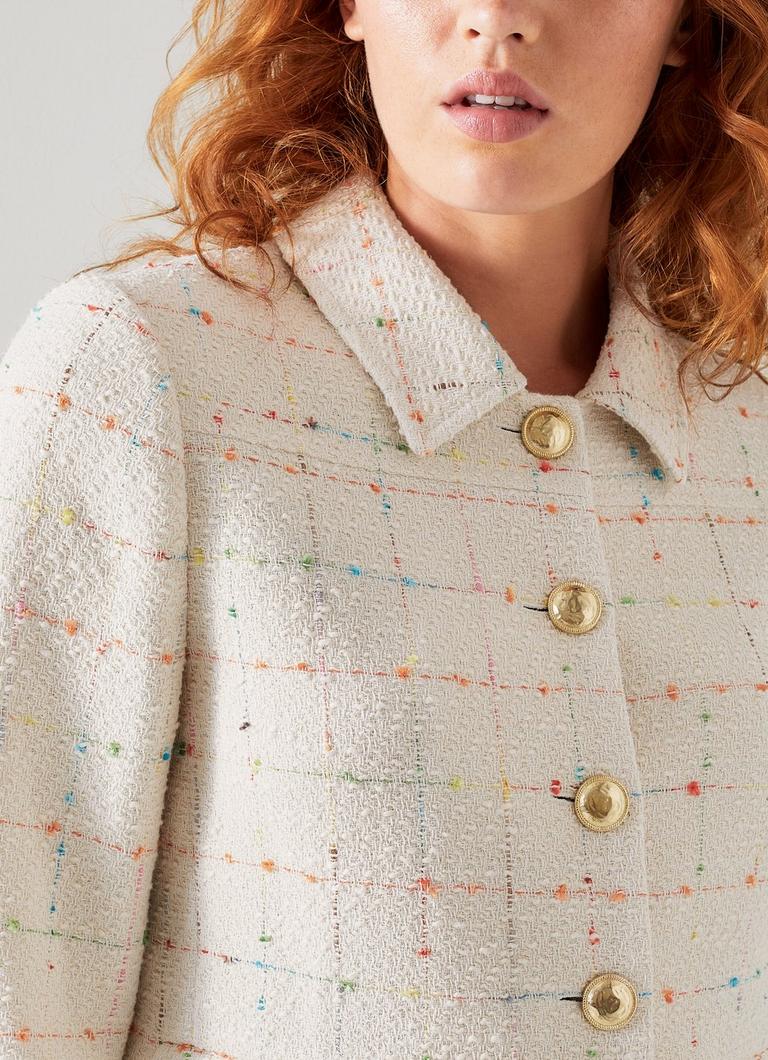 Lk bennett cream jacket clearance