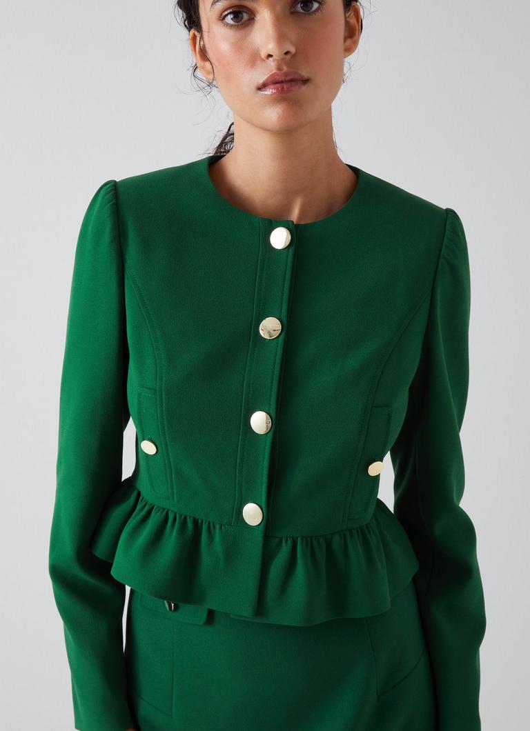 enfold ENFOLD GATHER PEPLUM-JACKET enfold ENFOLD GATHER PEPLUM-JACKET