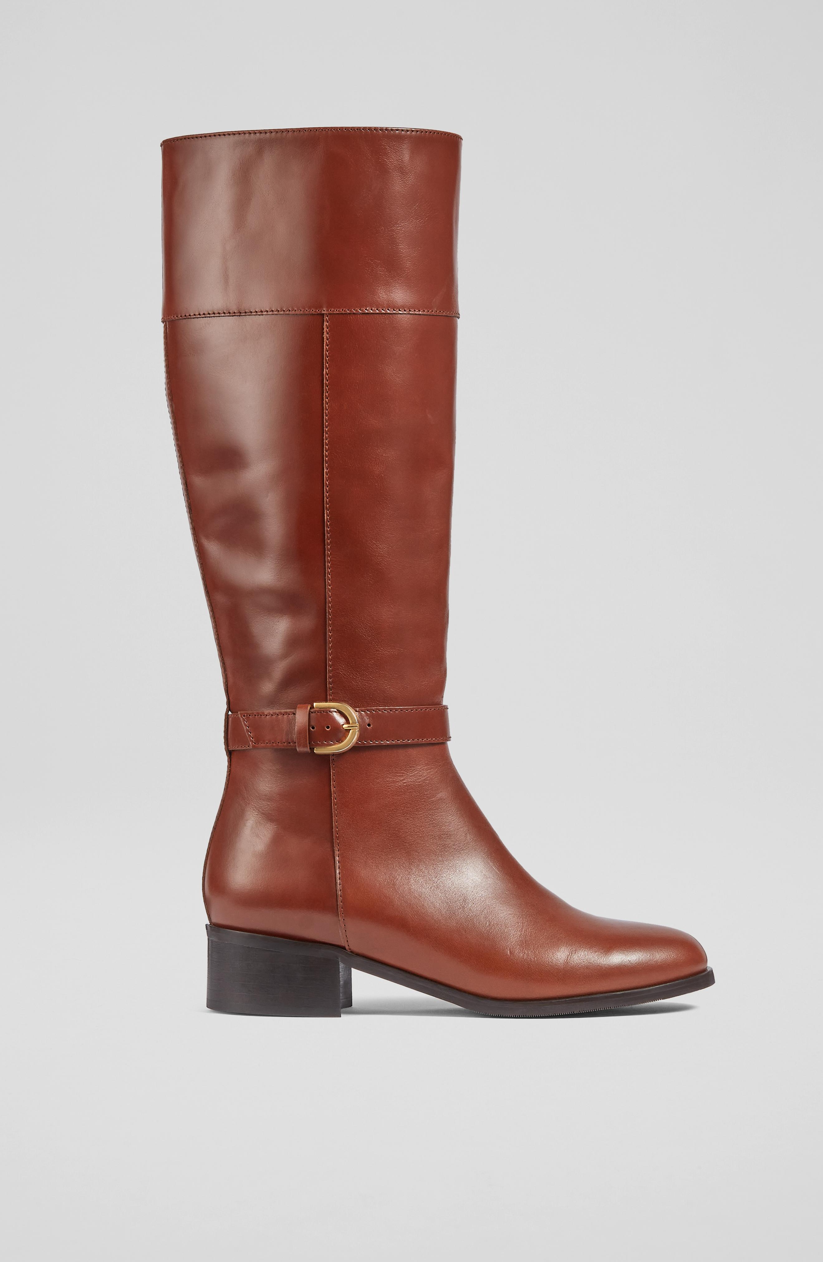 Benner leather over 2024 the knee boot