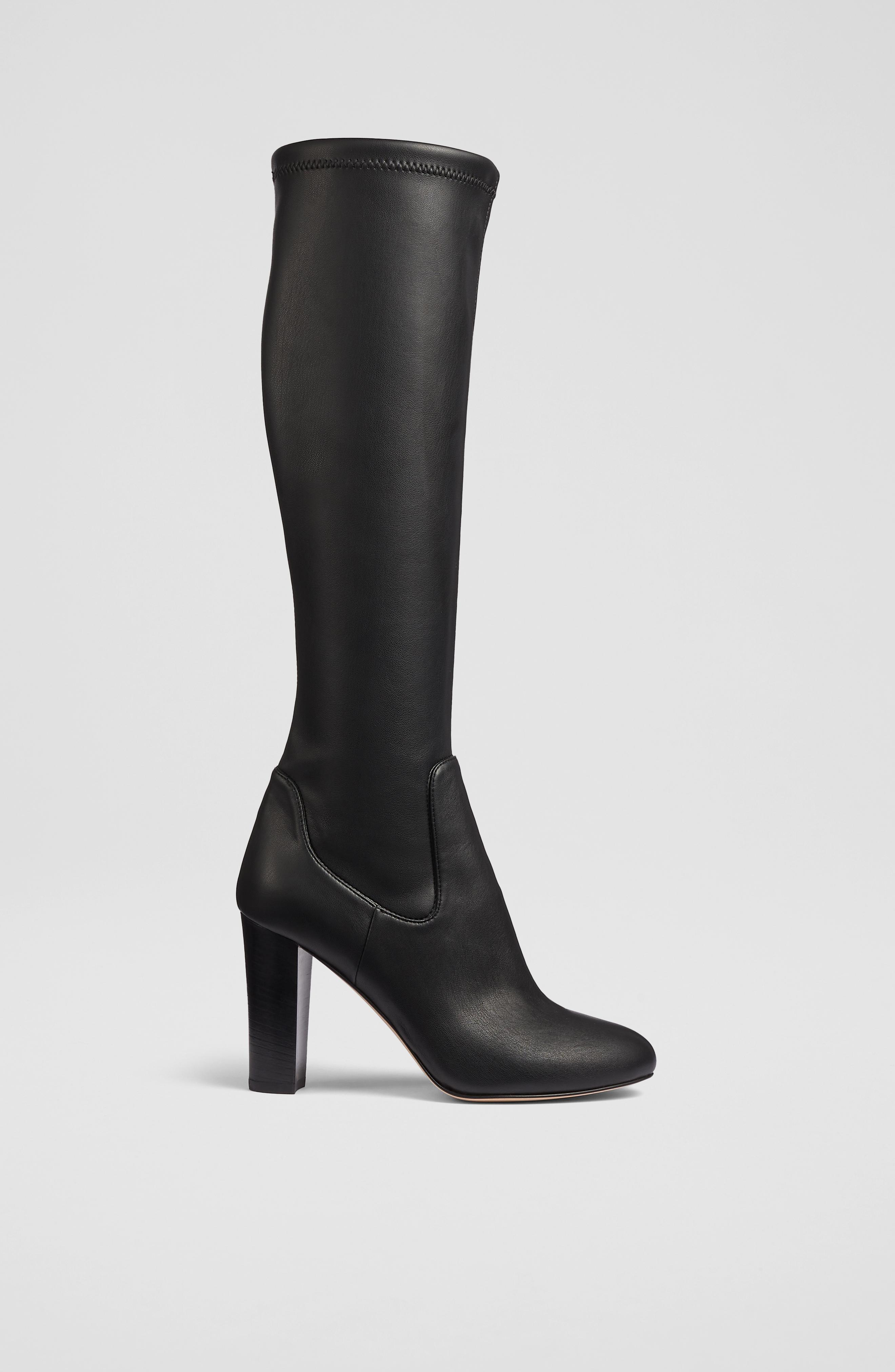 leather vegan over the knee boots