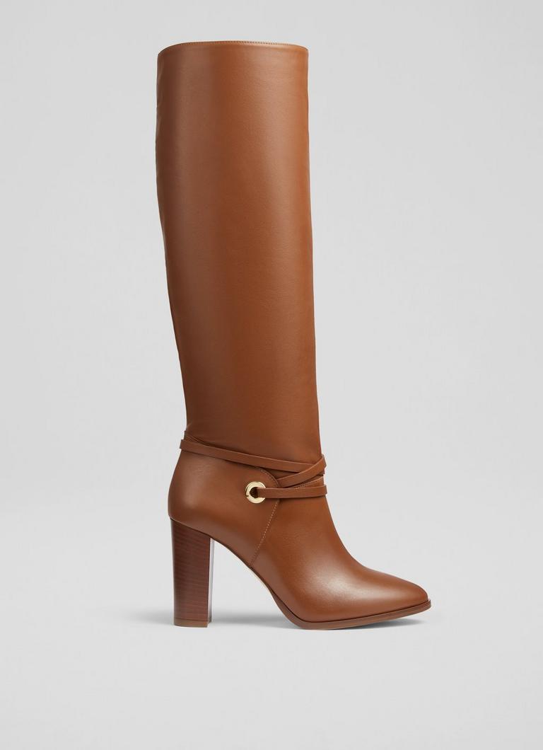 Lk bennett long boots outlet